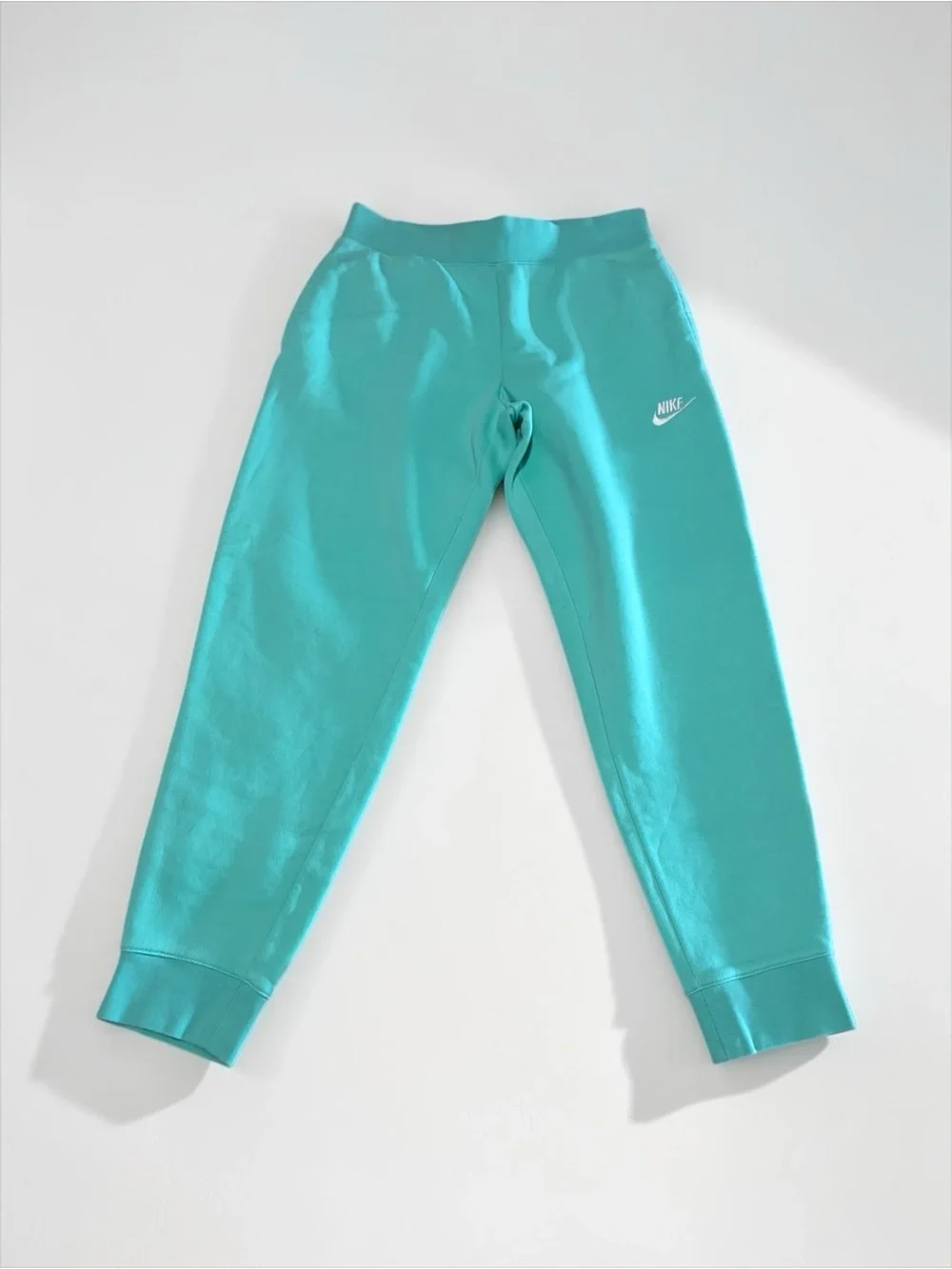Nike Kids Turquoise Sweatpants with White Logo